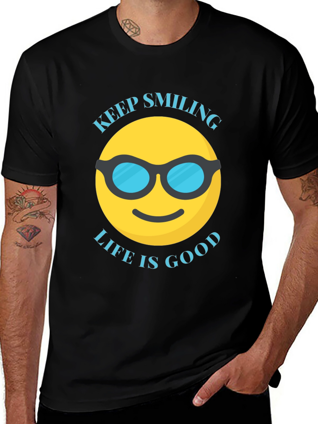 Keep Smiling Life is Good T-Shirt