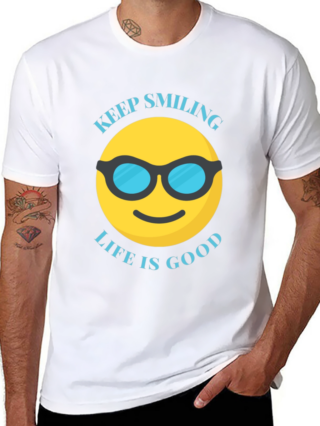 Keep Smiling Life is Good T-Shirt