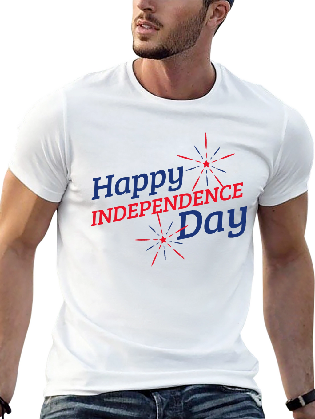 Happy Independence Day Graphic T-Shirt