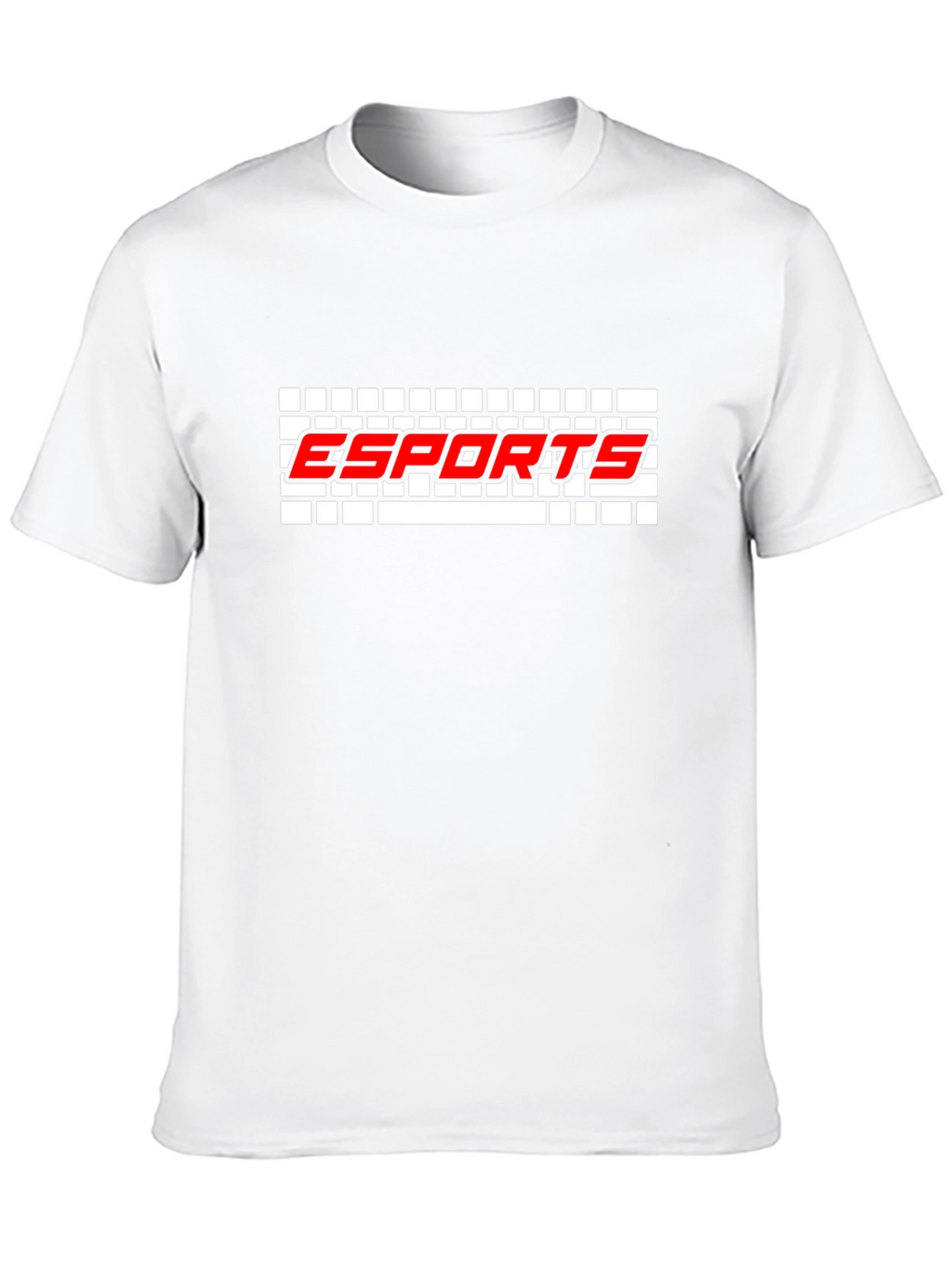 Esports Gaming T-Shirt - Red Logo on Black