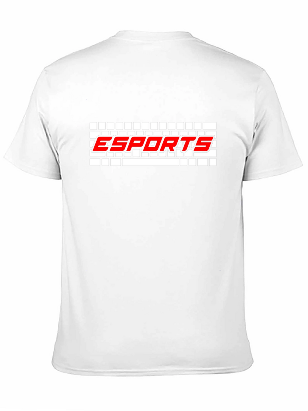 Esports Gaming T-Shirt - Red Logo on Black