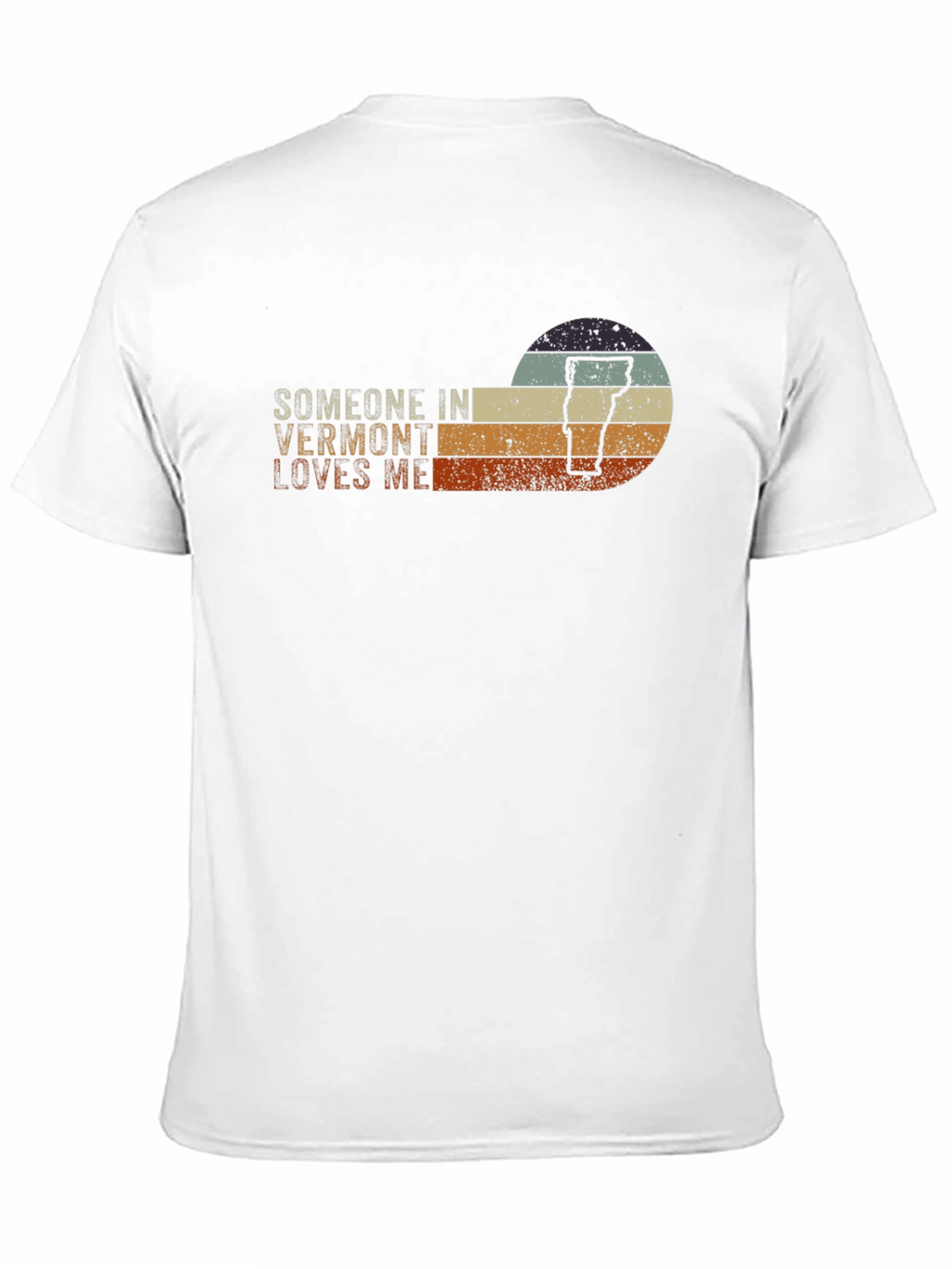 Vermont Lover Graphic T-Shirt - Retro Sunset Design