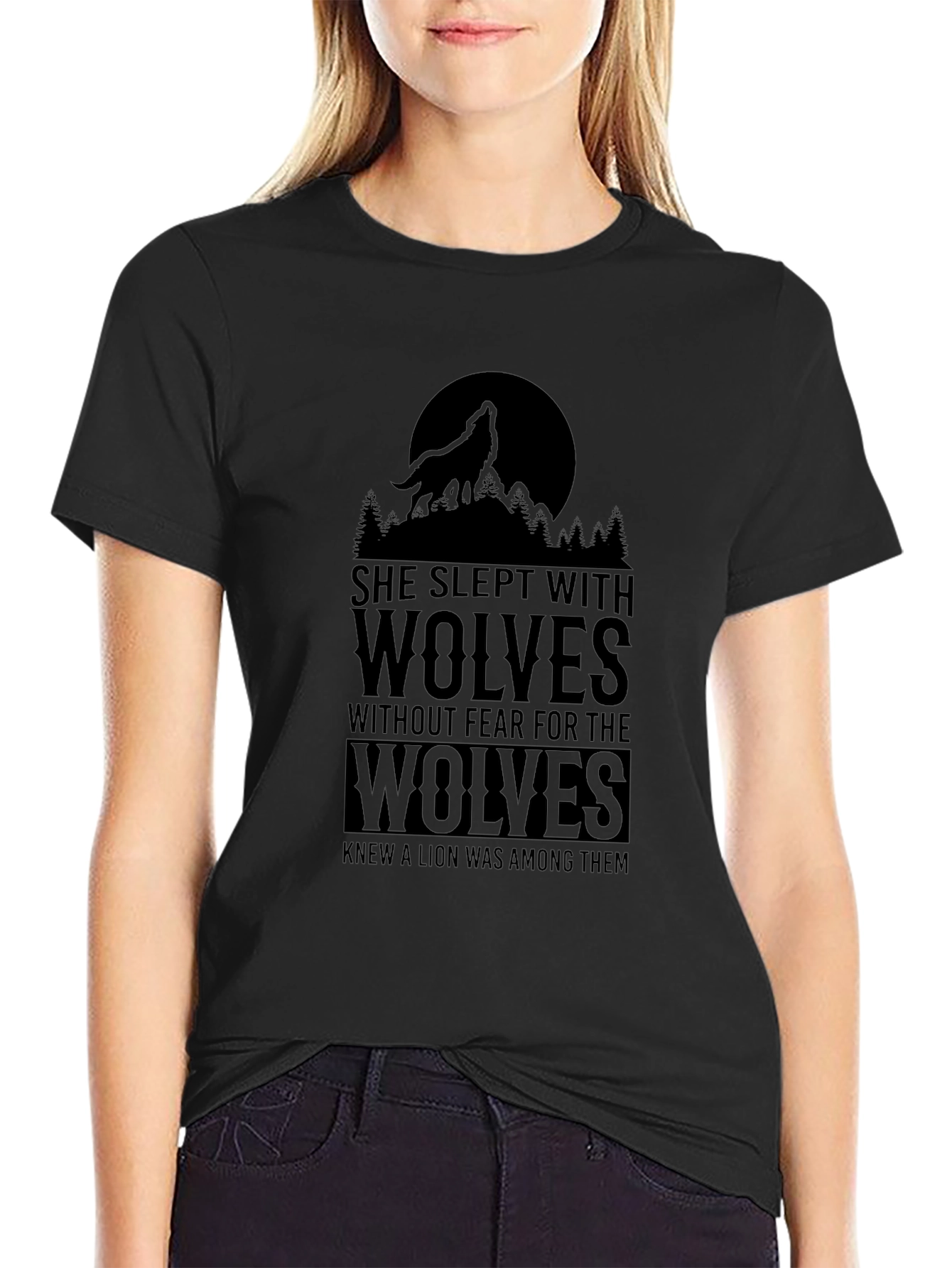 She Slept With Wolves T-Shirt