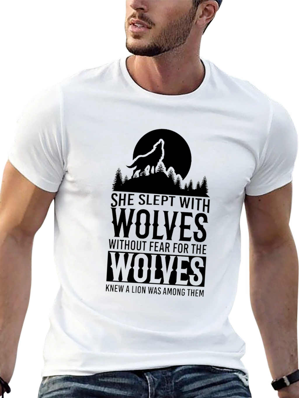 She Slept With Wolves T-Shirt