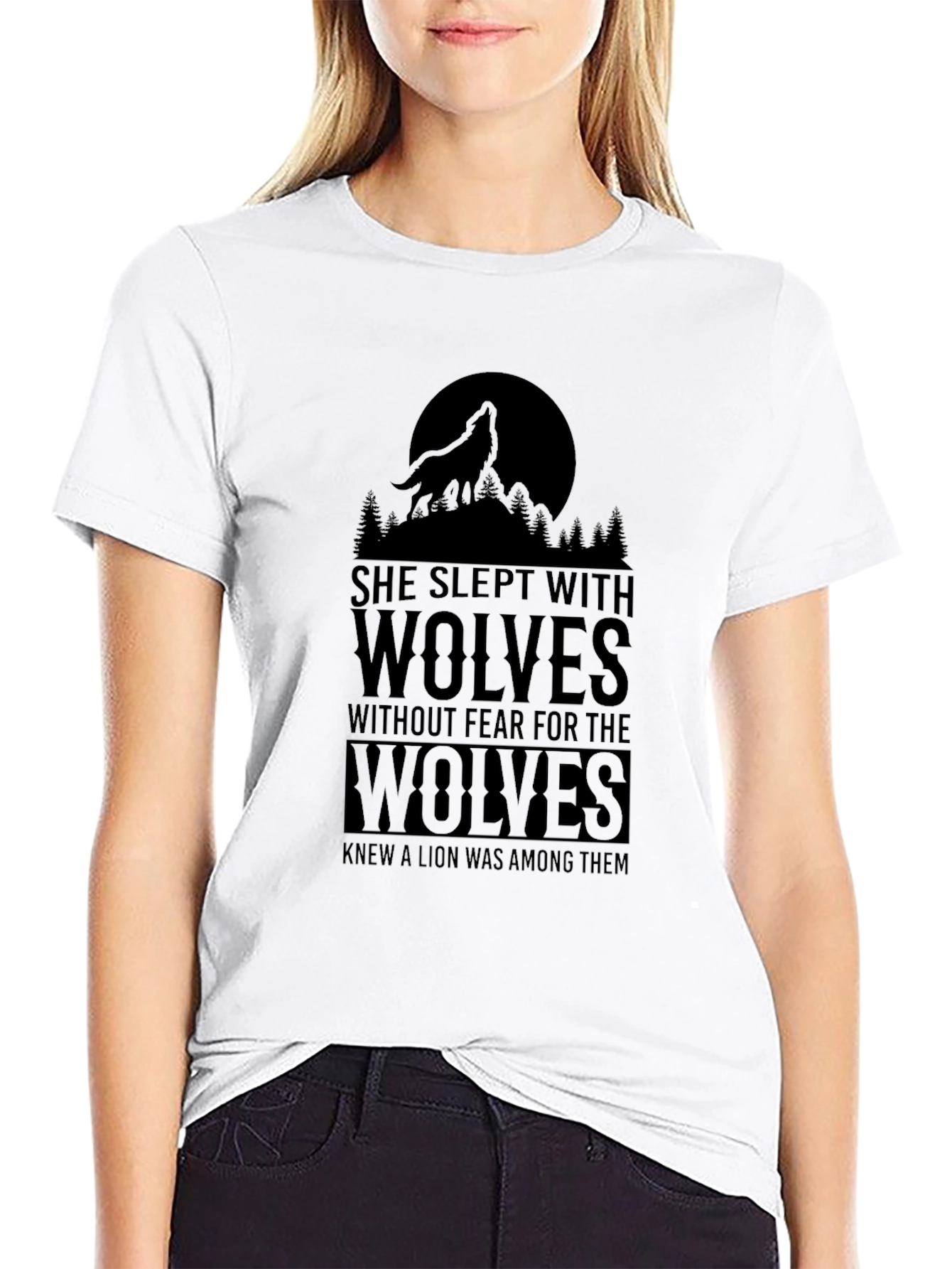 She Slept With Wolves T-Shirt