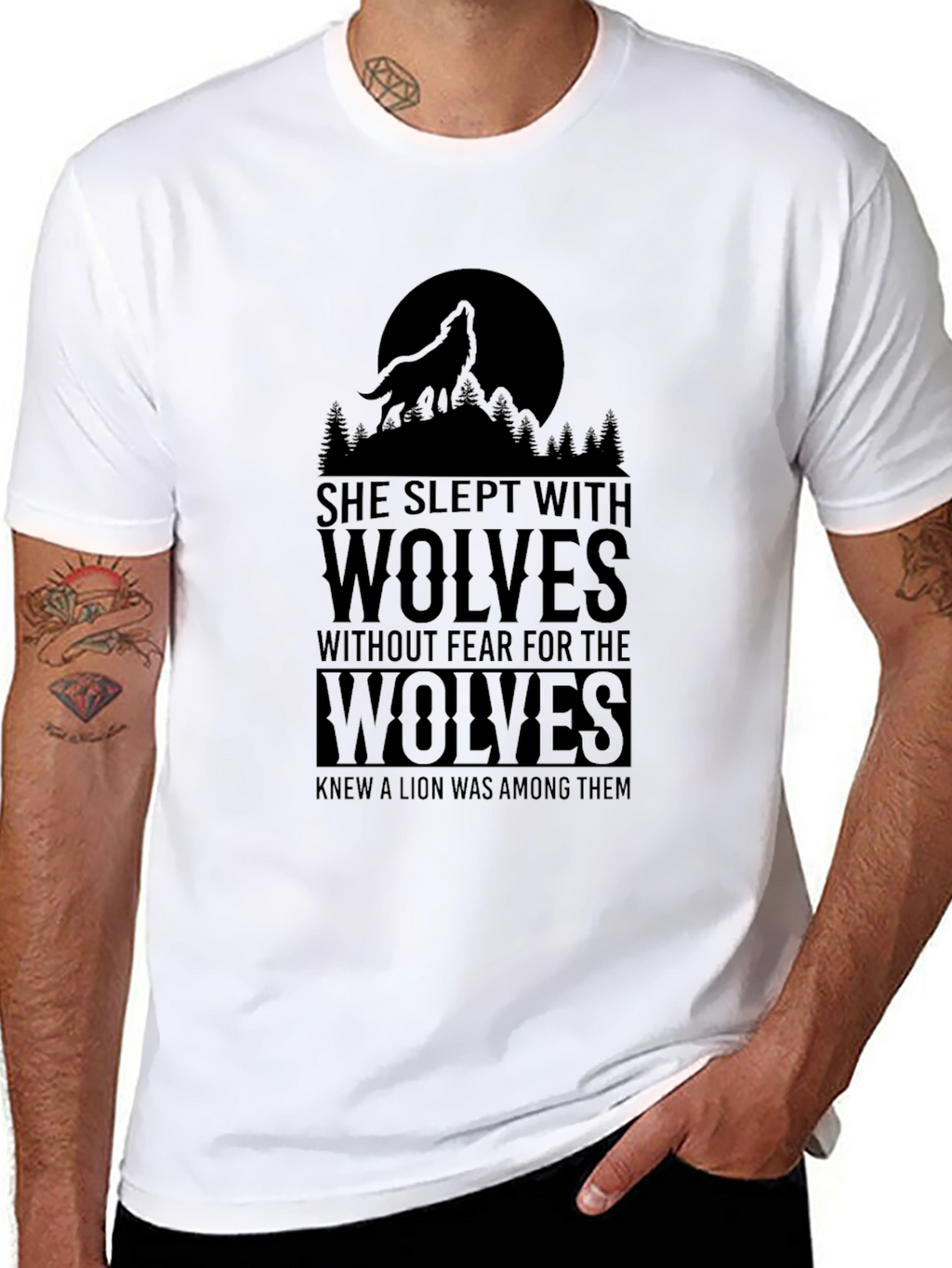 She Slept With Wolves T-Shirt