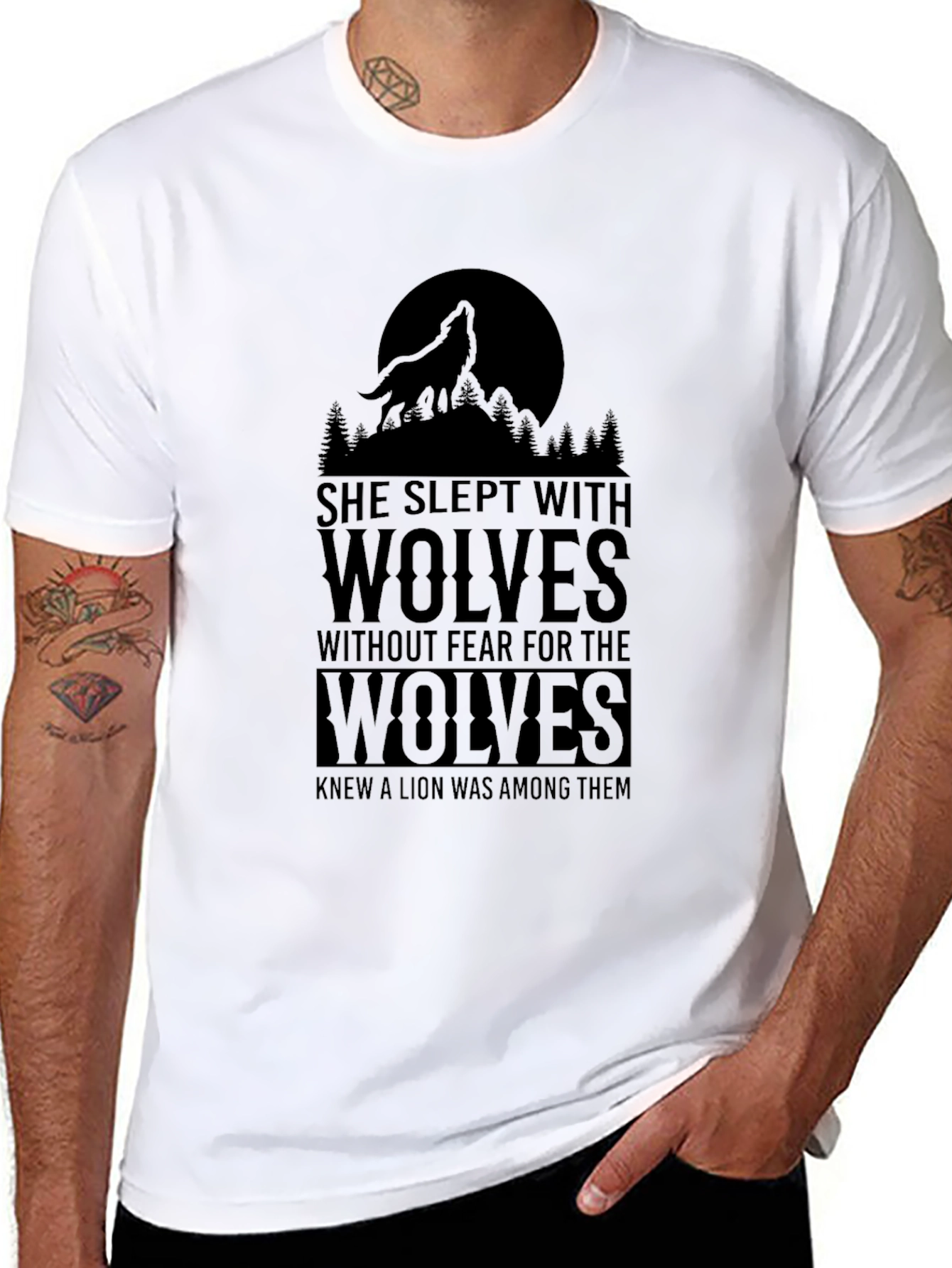 She Slept With Wolves T-Shirt