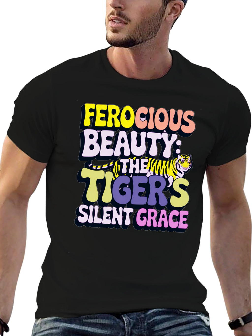 Ferocious Beauty Tiger Graphic Tee