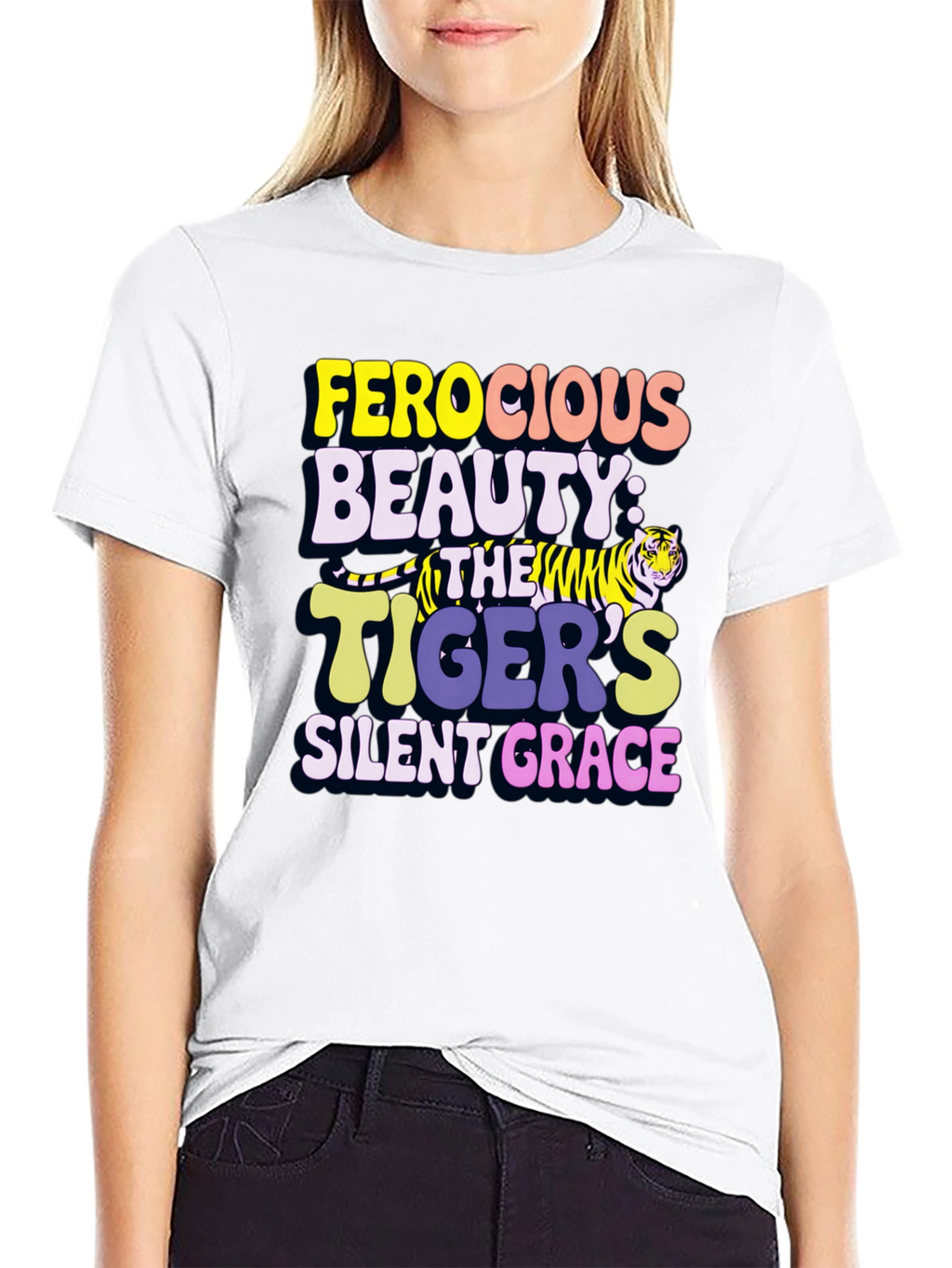 Ferocious Beauty Tiger Graphic Tee