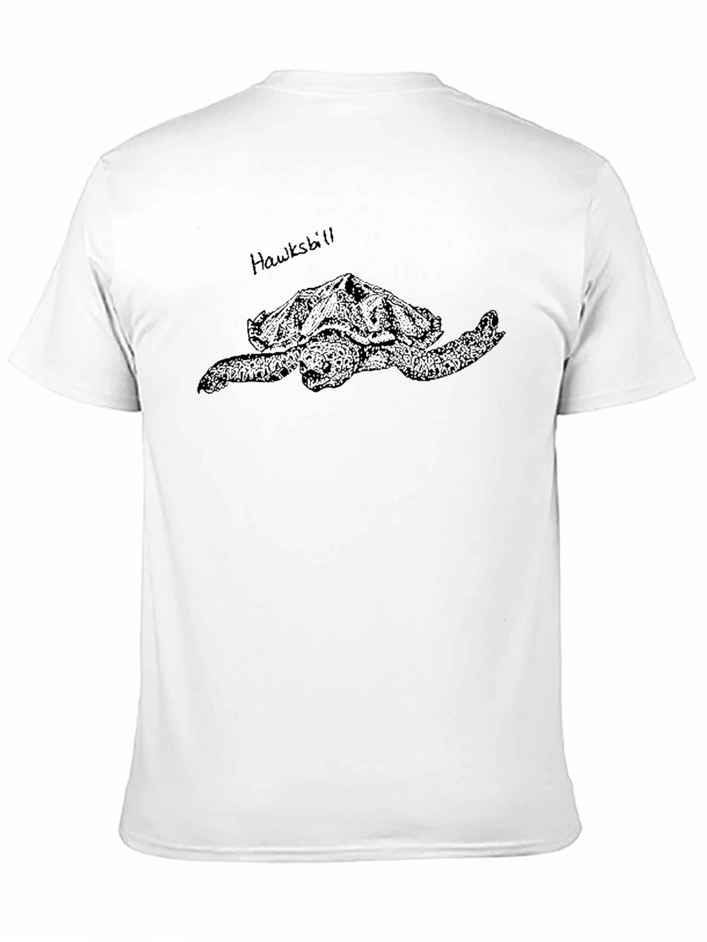 Hawksbill Sea Turtle Graphic Tee - Black