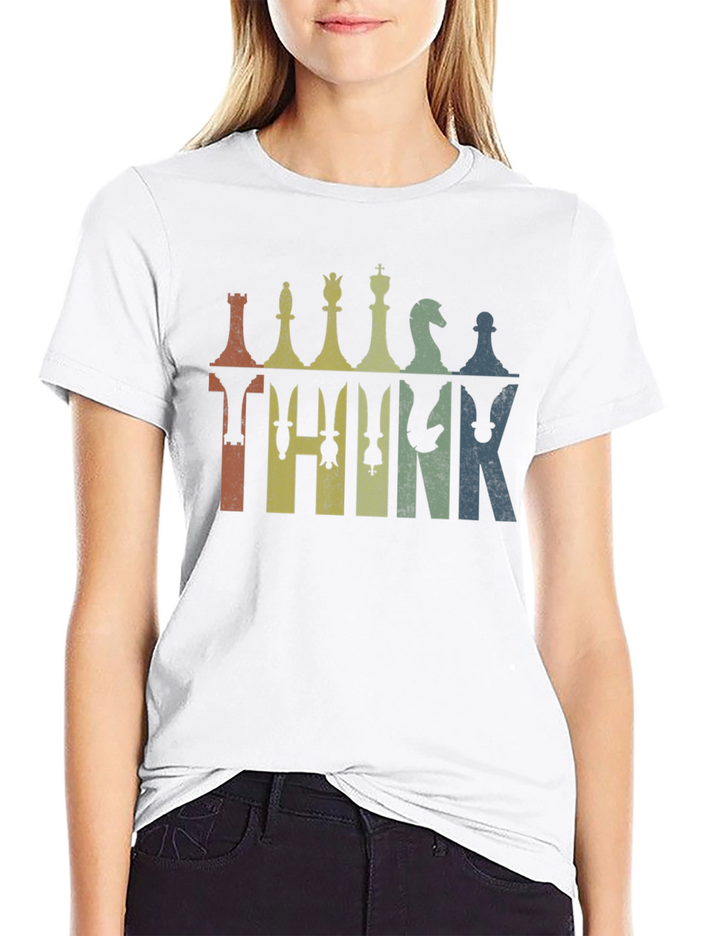 Chess Think Graphic T-Shirt - Unique Design