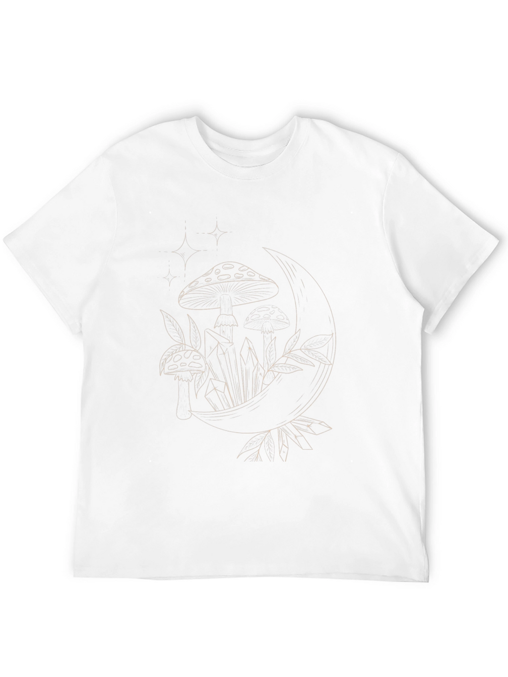 Mystic Mushroom Moon Graphic Tee