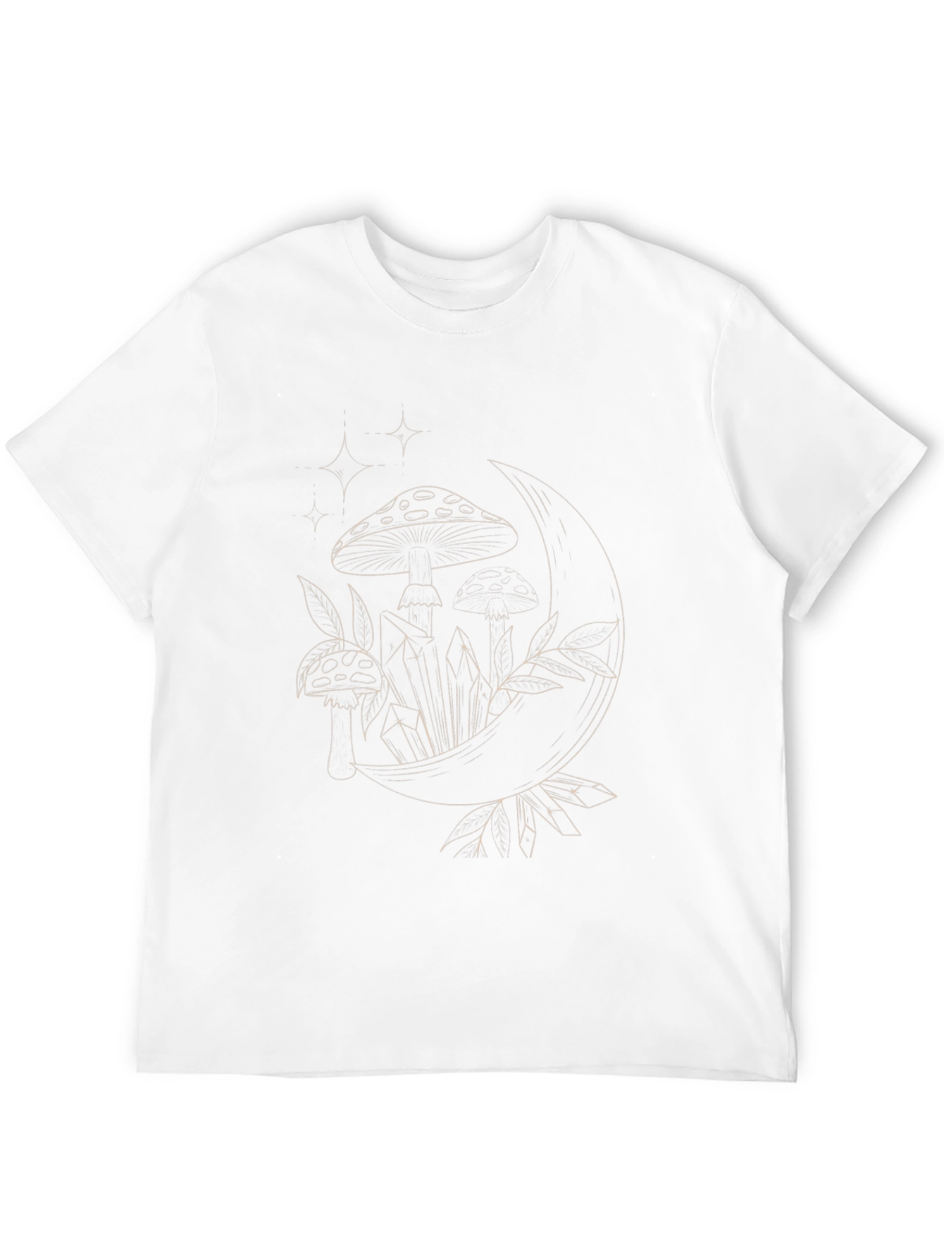 Mystic Mushroom Moon Graphic Tee
