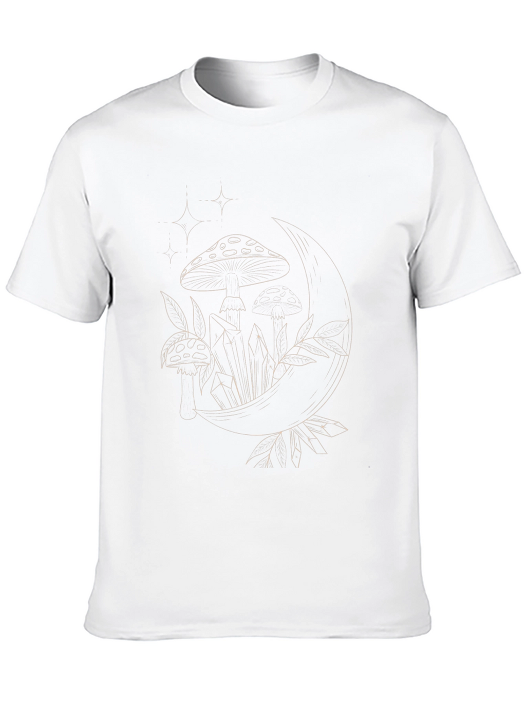 Mystic Mushroom Moon Graphic Tee