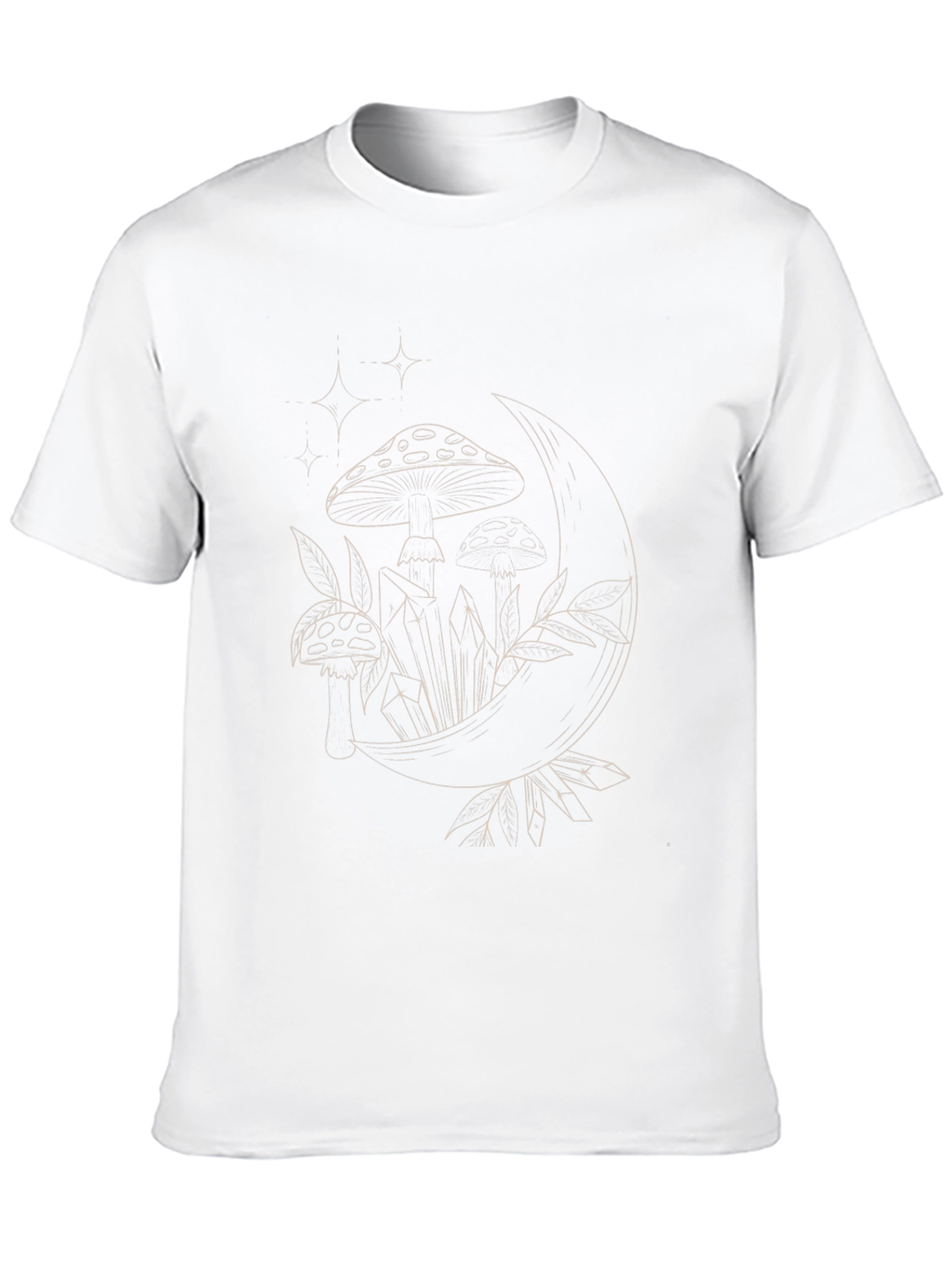 Mystic Mushroom Moon Graphic Tee