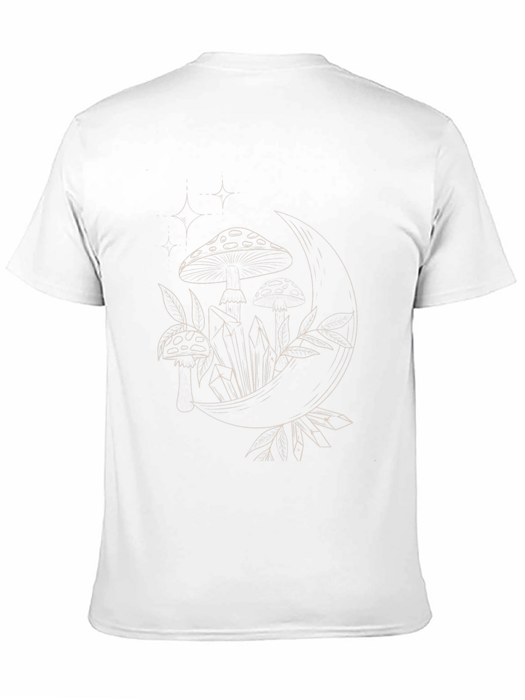 Mystic Mushroom Moon Graphic Tee