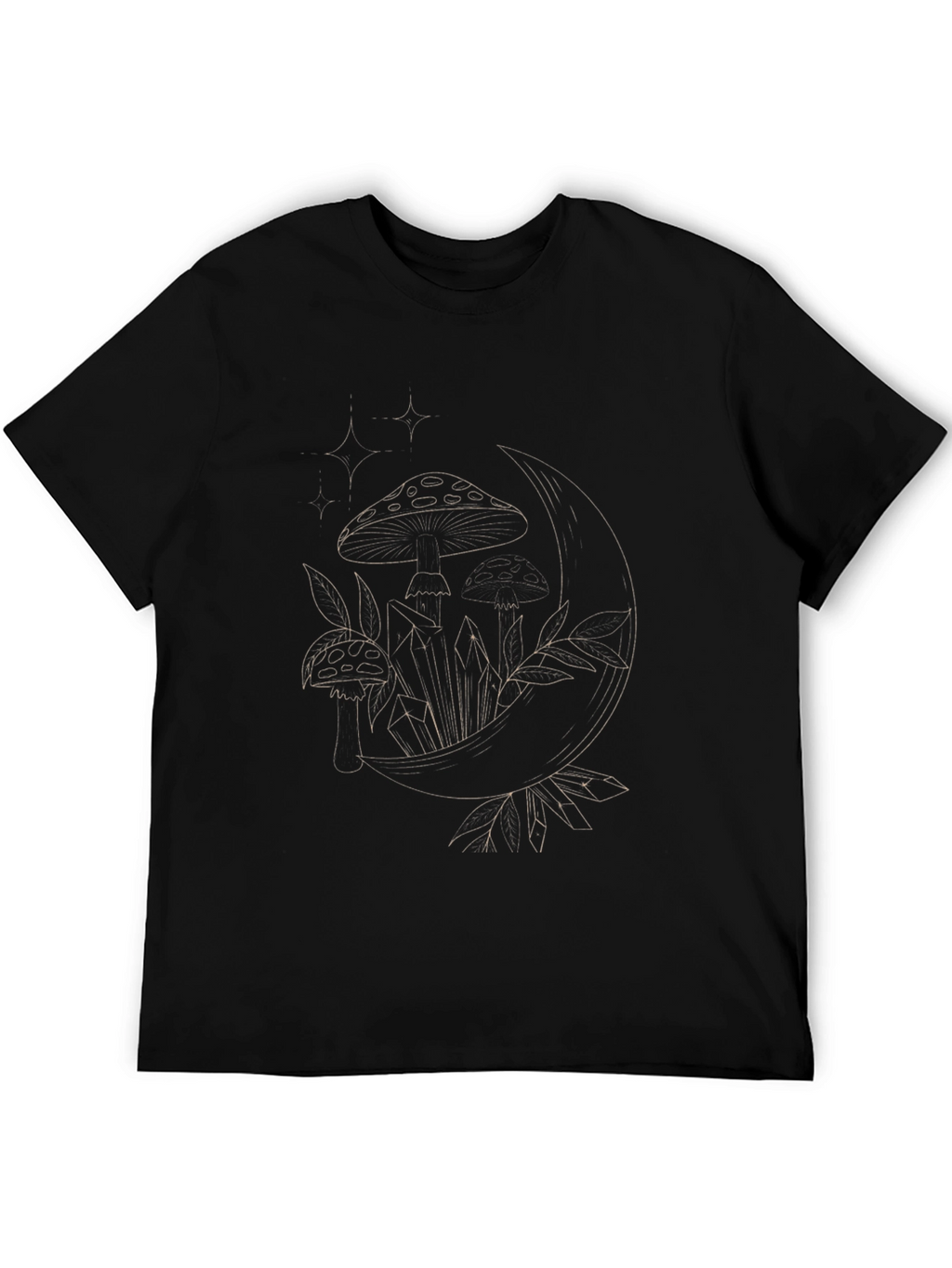 Mystic Mushroom Moon Graphic Tee