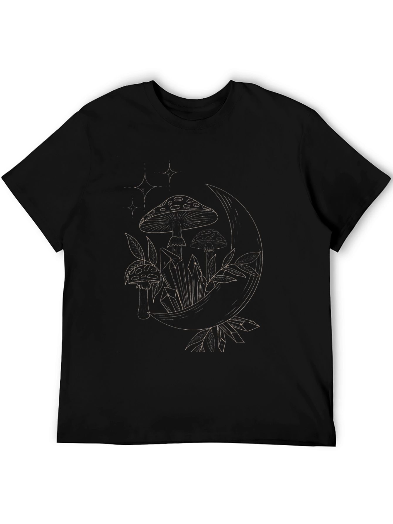 Mystic Mushroom Moon Graphic Tee