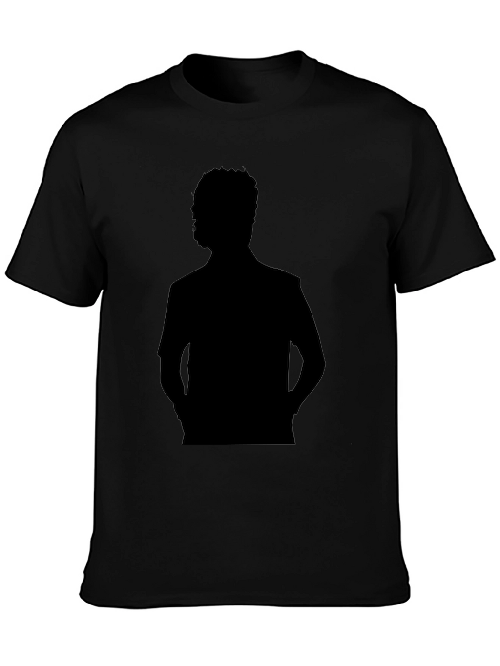 Silhouette Graphic Black T-Shirt - Stylish Casual Wear
