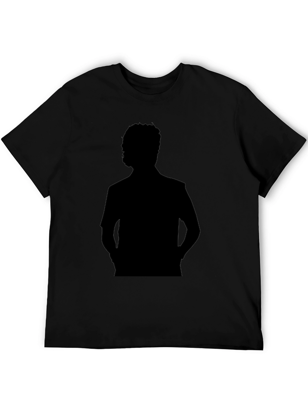 Silhouette Graphic Black T-Shirt - Stylish Casual Wear