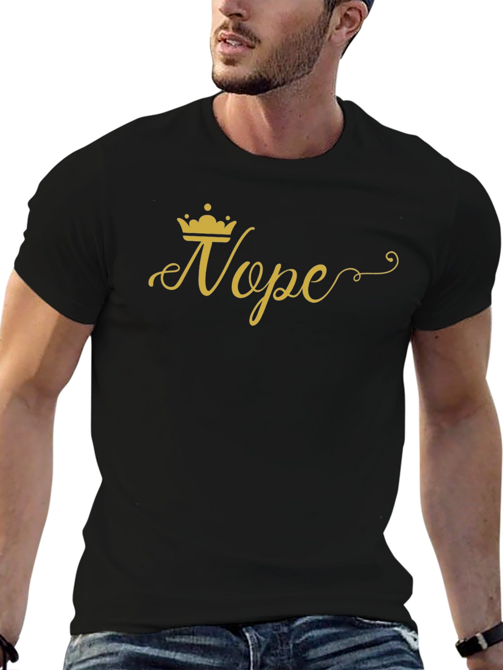 Nope Queen Graphic Tee - Casual Humor T-Shirt
