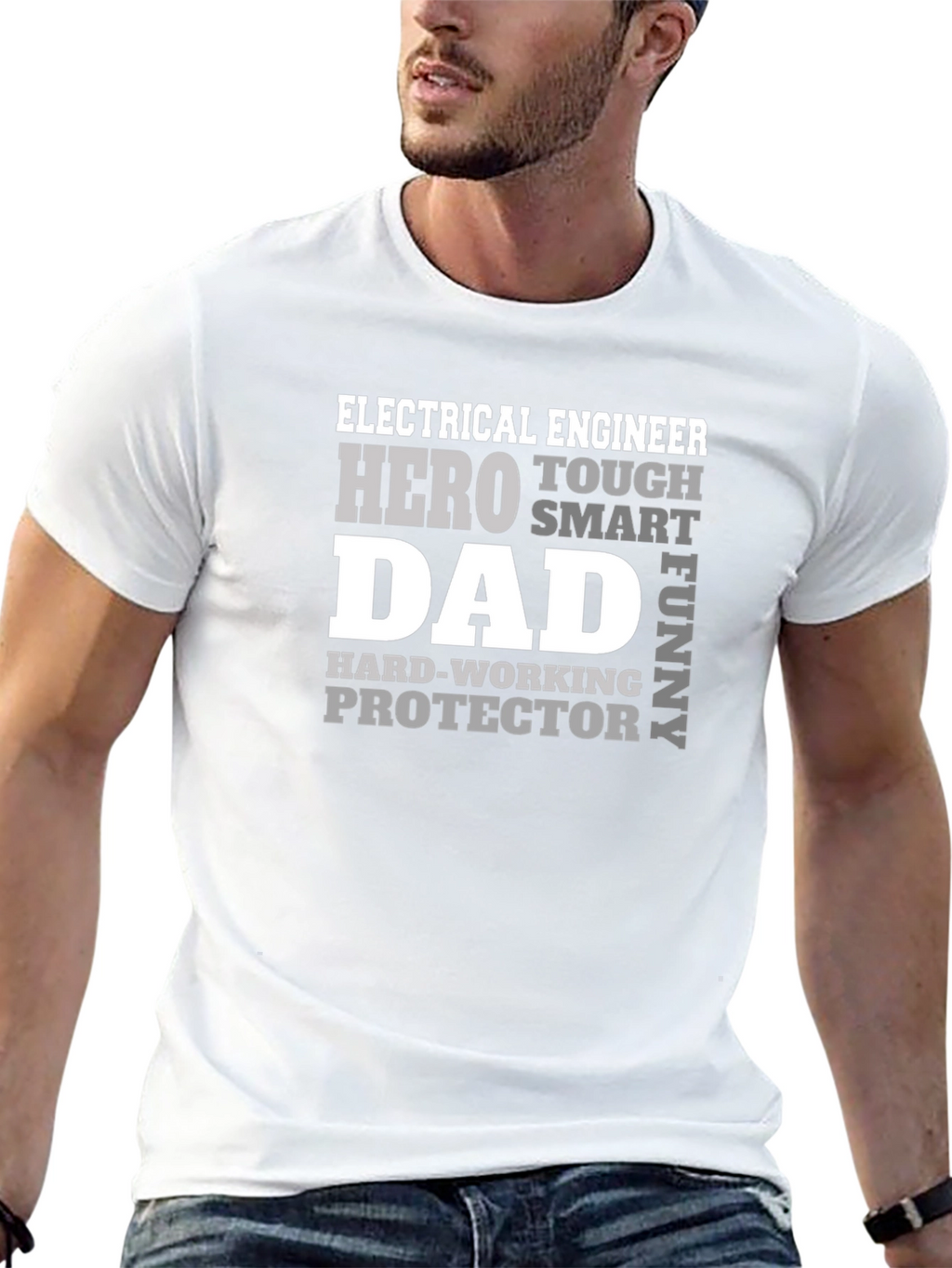 Electrical Engineer Dad T-Shirt - Hero Protector