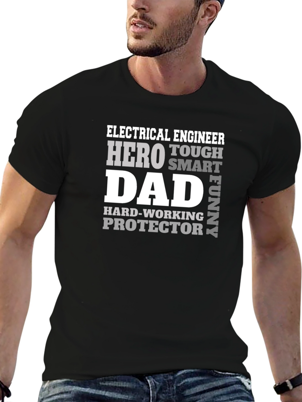 Electrical Engineer Dad T-Shirt - Hero Protector