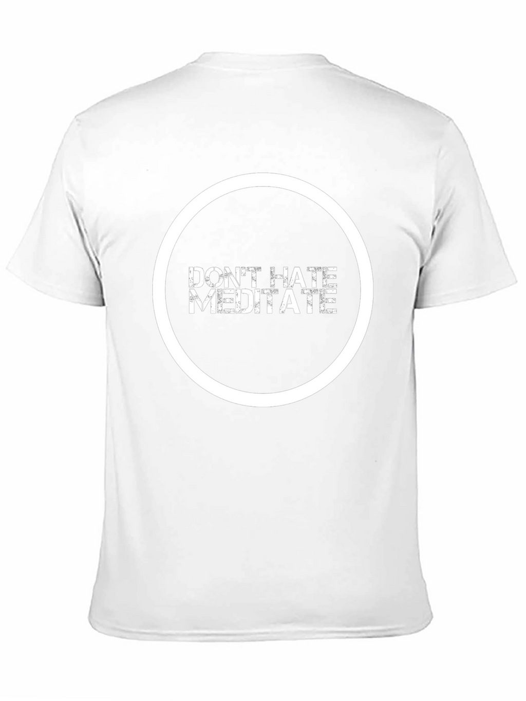 Dont Hate Meditate Black Graphic Tee