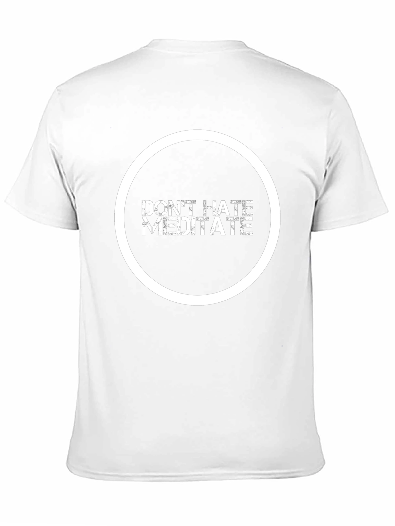 Dont Hate Meditate Black Graphic Tee