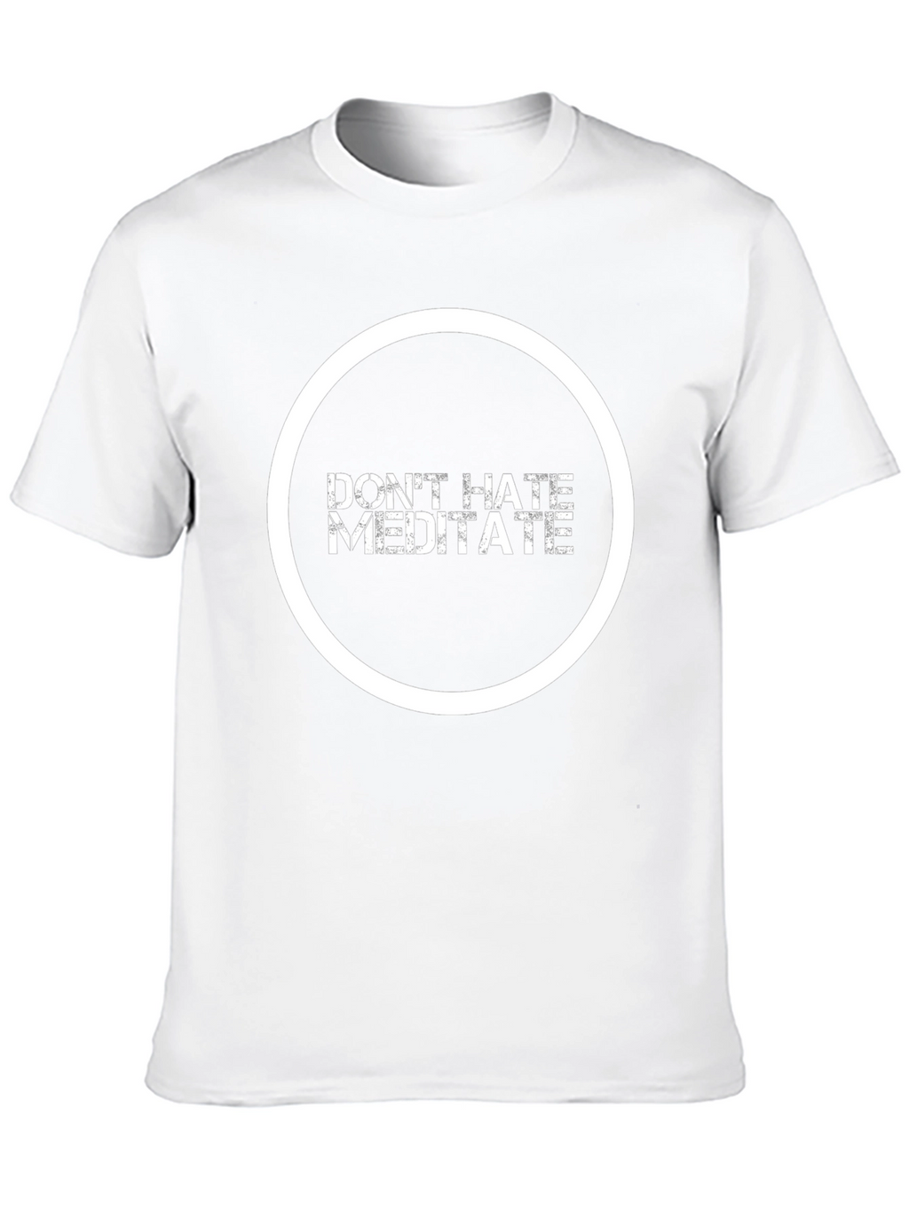 Dont Hate Meditate Black Graphic Tee