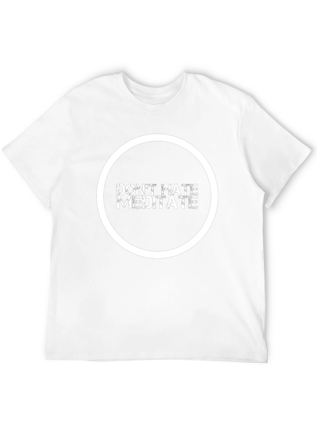 Dont Hate Meditate Black Graphic Tee