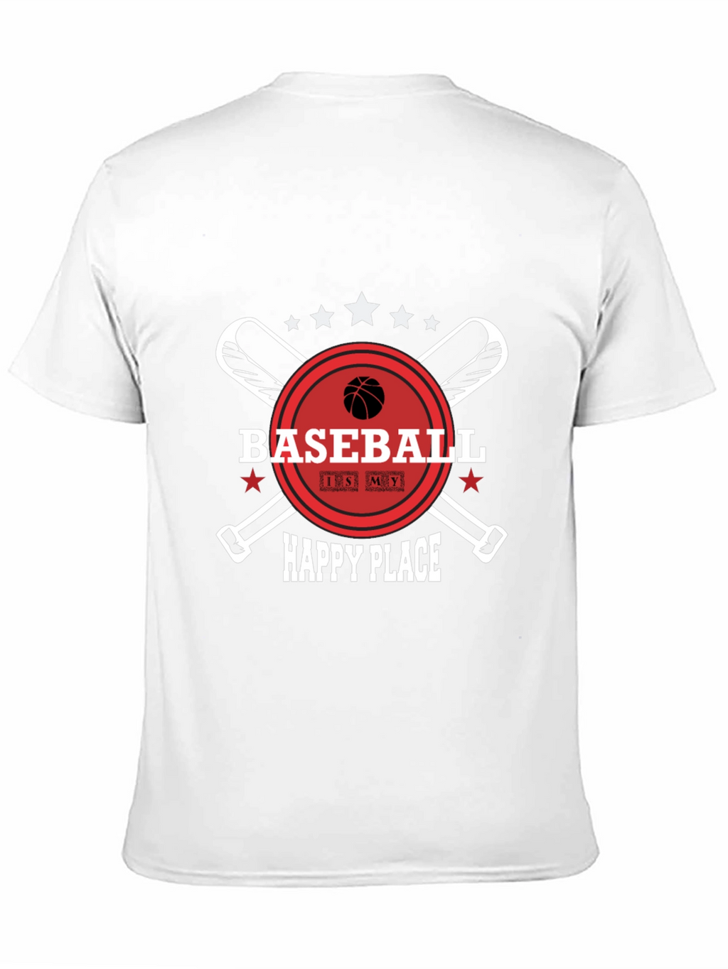 Baseball is My Happy Place T-Shirt