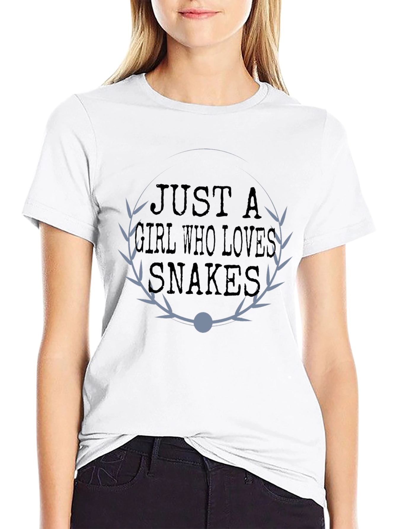Just a Girl Who Loves Snakes - Graphic T-Shirt