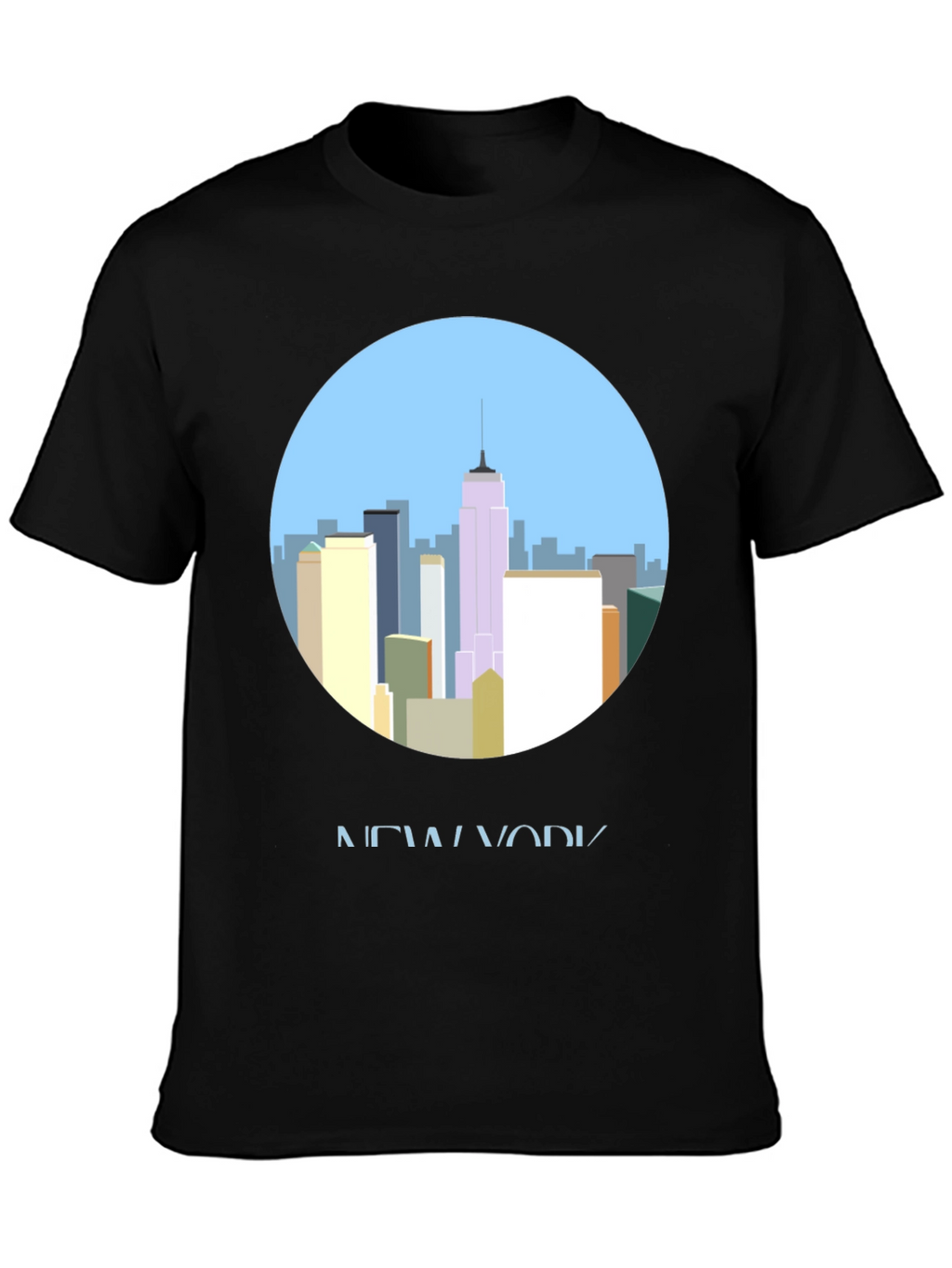 New York City Skyline Graphic T-Shirt
