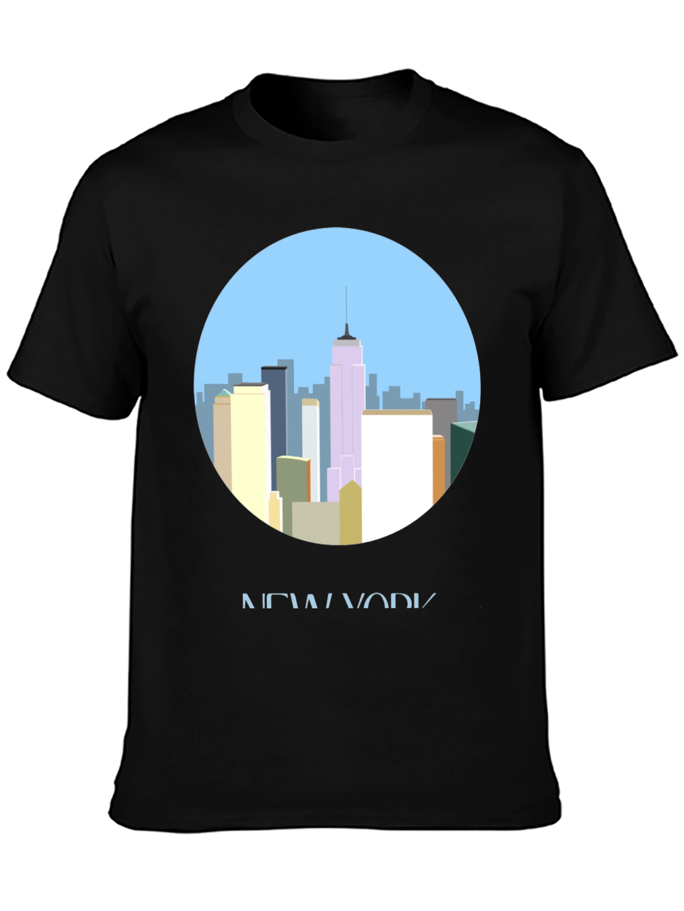 New York City Skyline Graphic T-Shirt