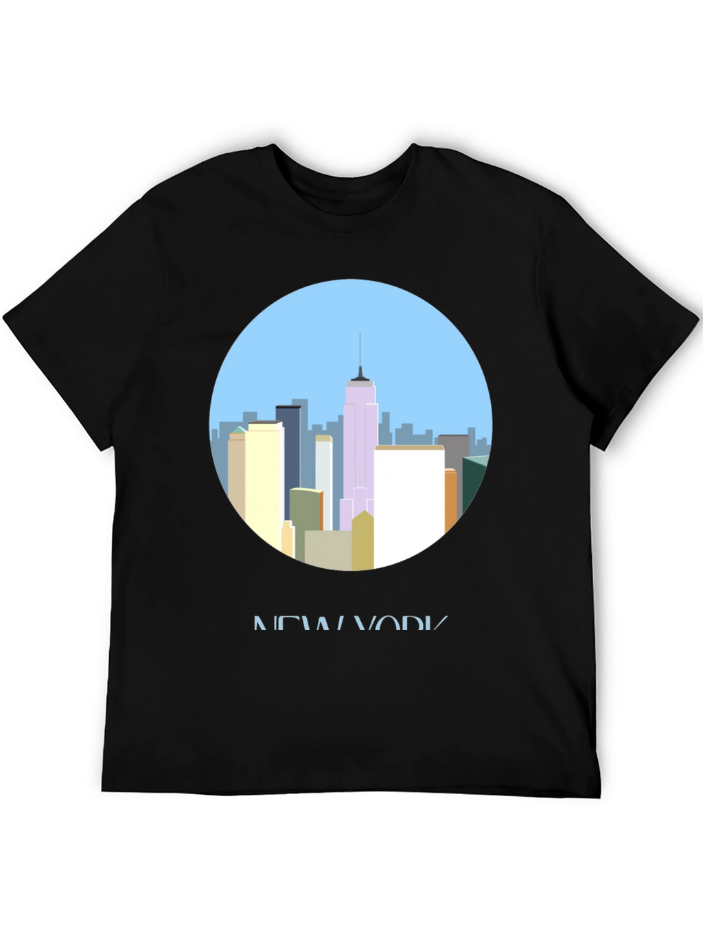 New York City Skyline Graphic T-Shirt