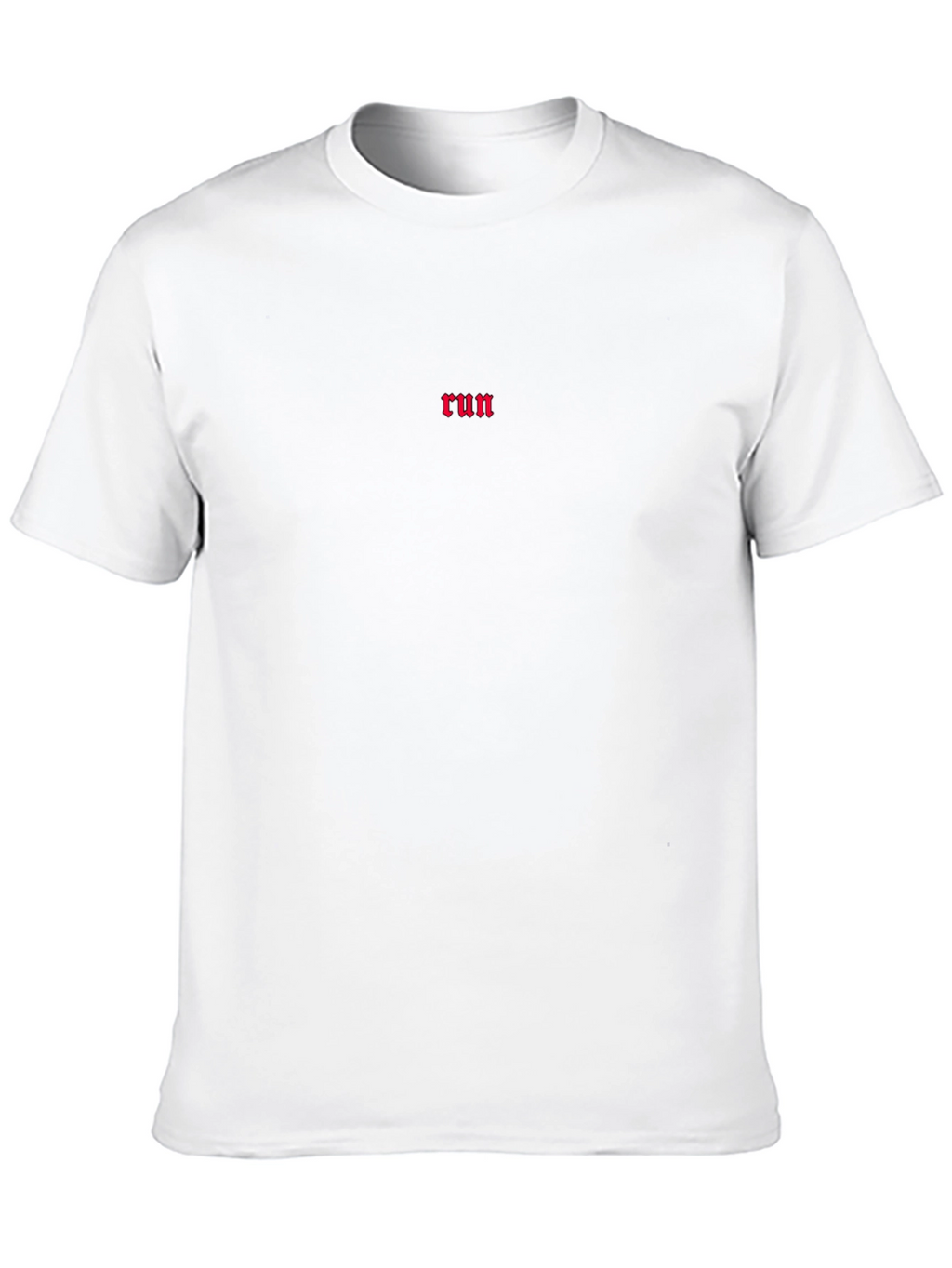 Black Run Graphic Tee - Minimalist Style