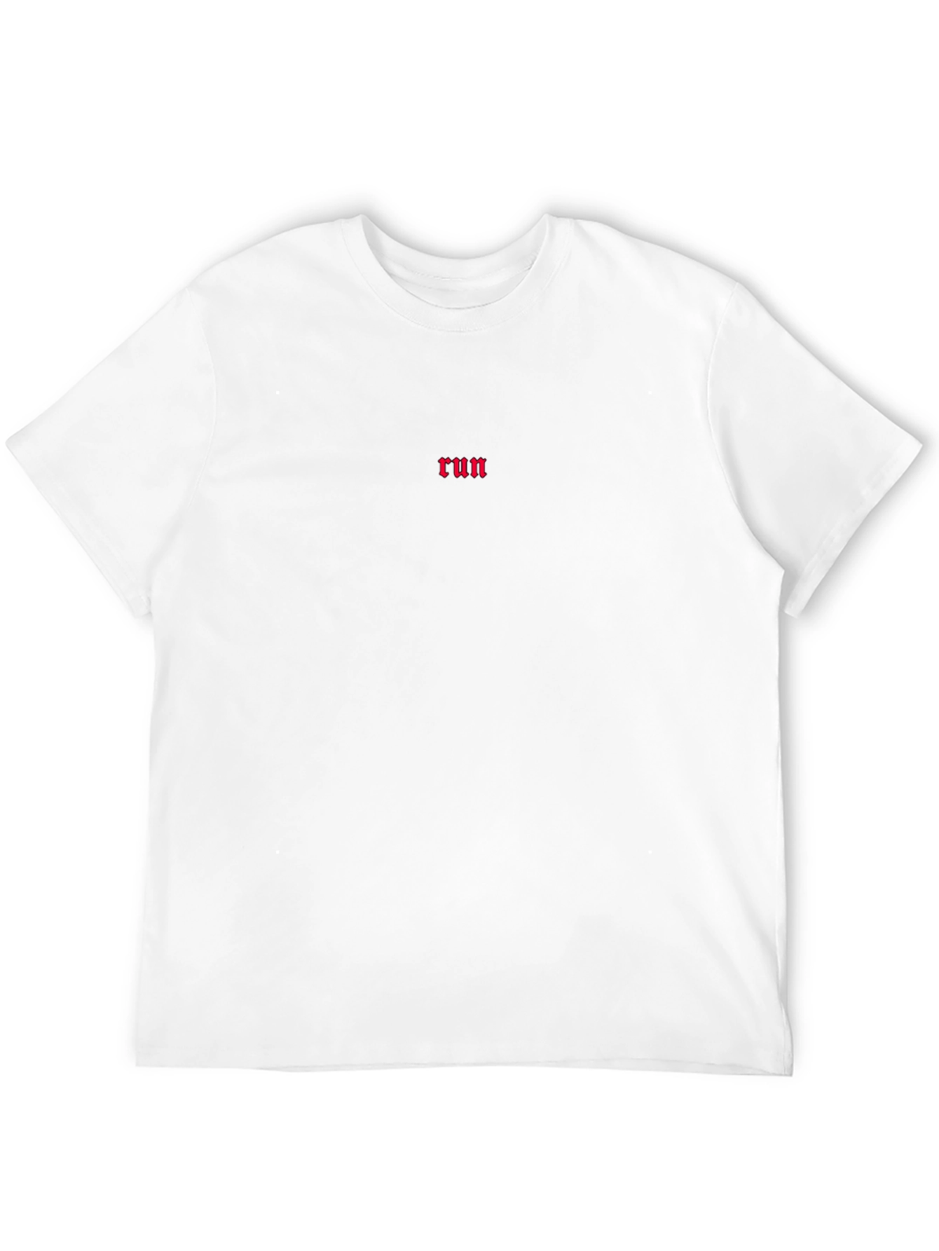 Black Run Graphic Tee - Minimalist Style