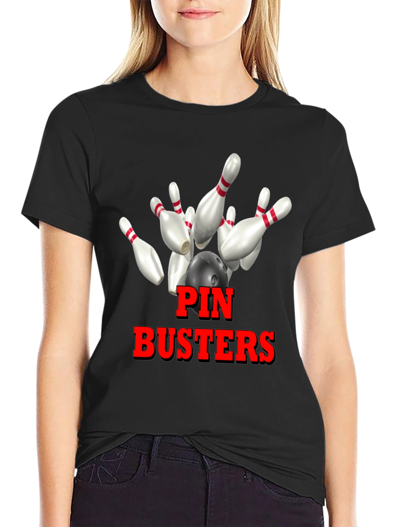 Pin Busters Bowling T-Shirt