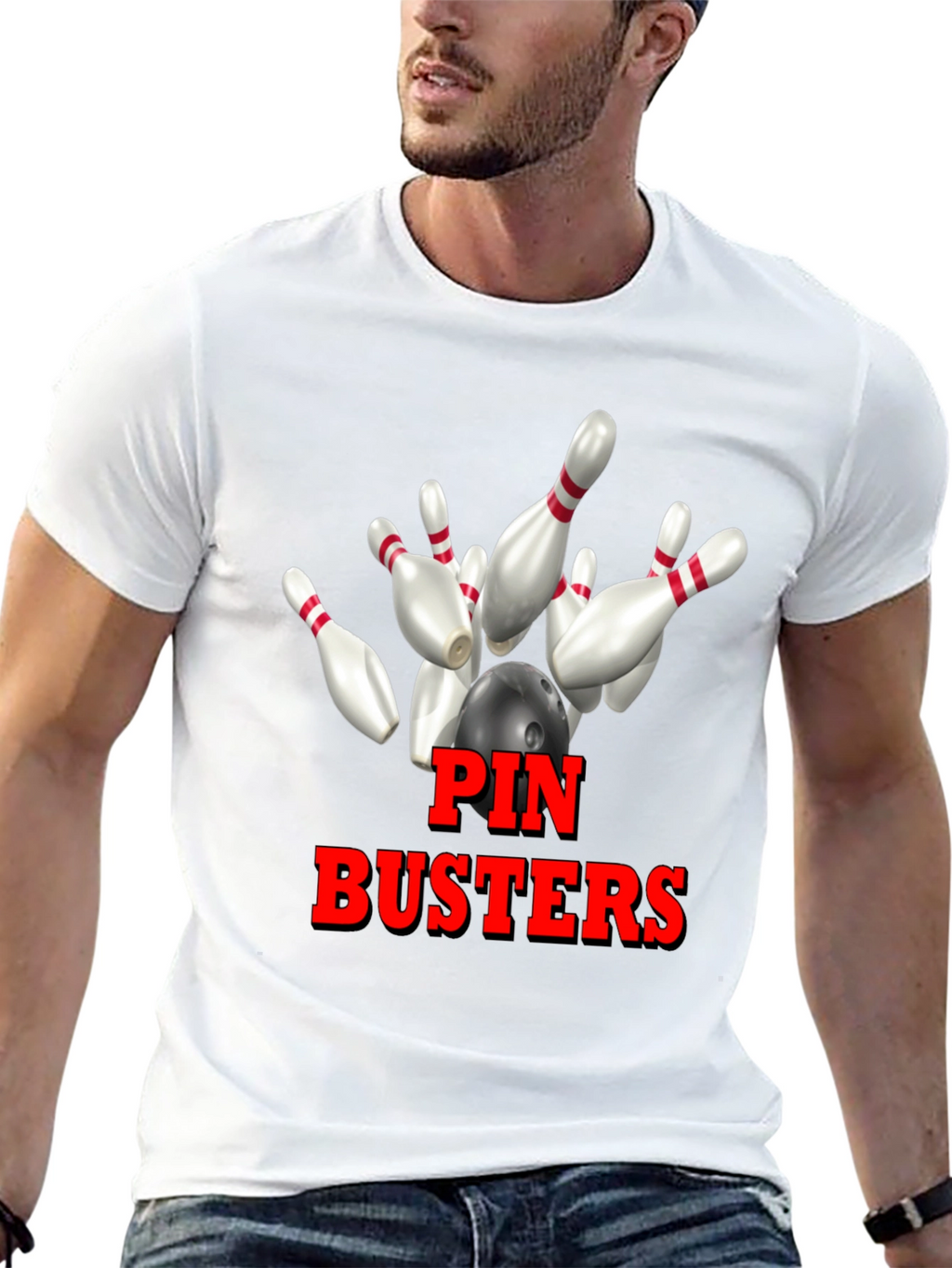 Pin Busters Bowling T-Shirt