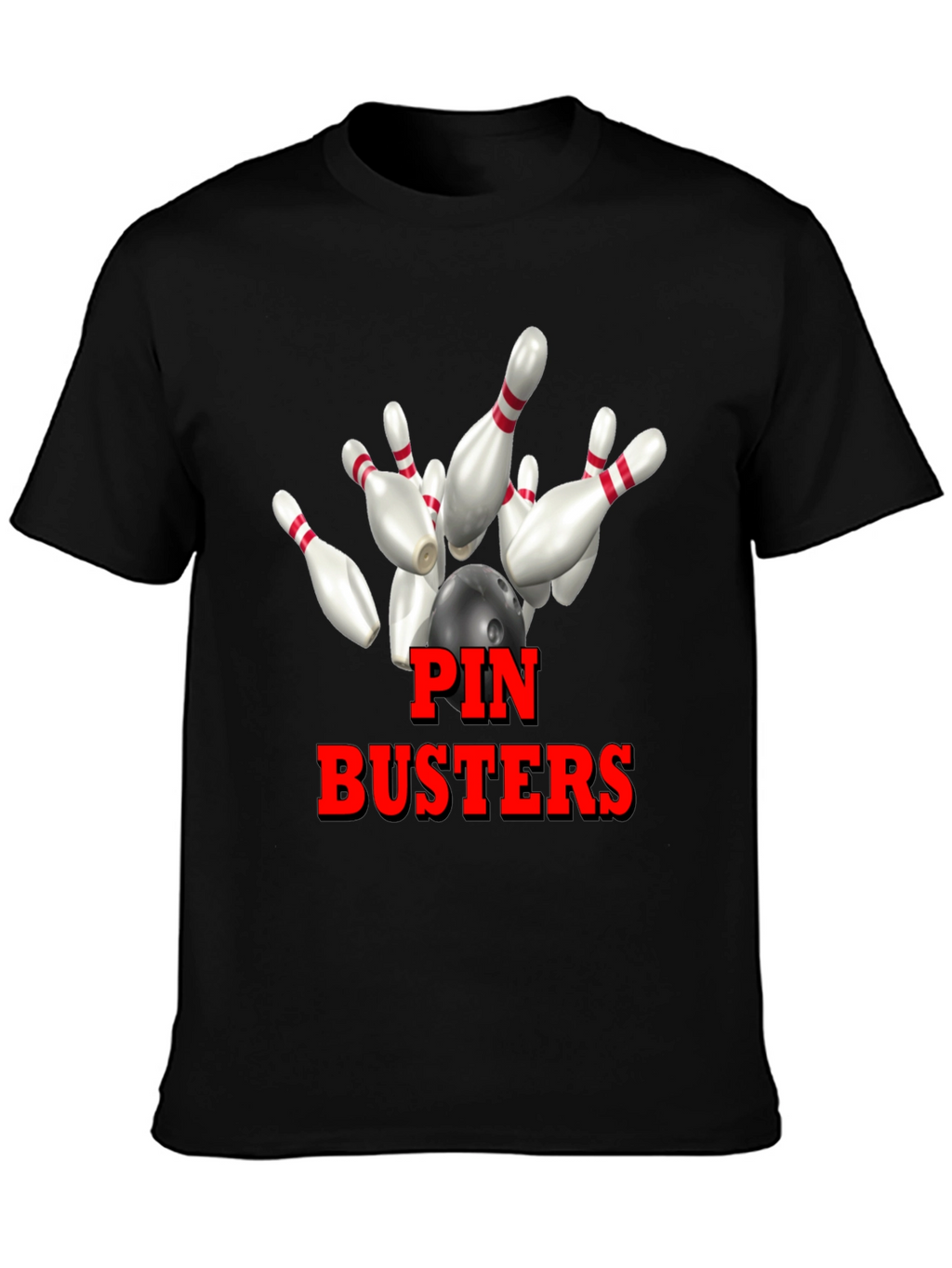 Pin Busters Bowling T-Shirt