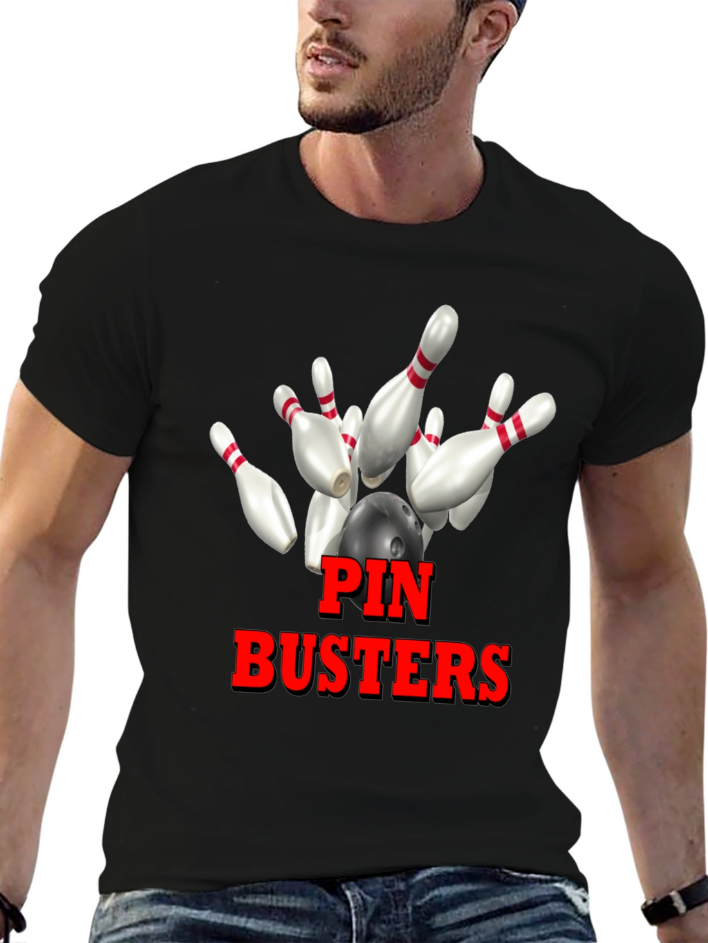 Pin Busters Bowling T-Shirt