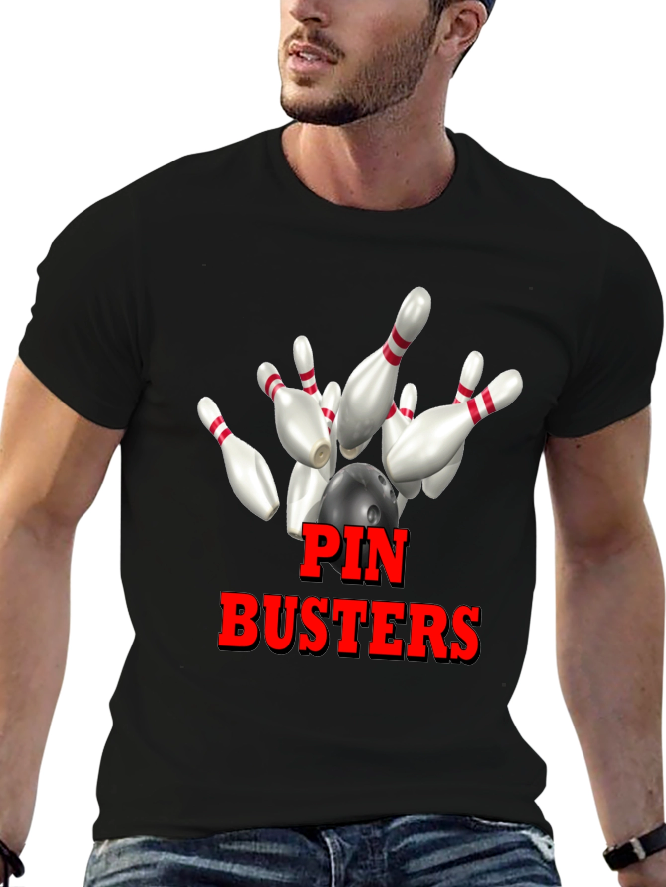 Pin Busters Bowling T-Shirt