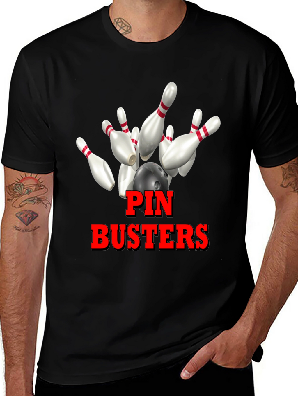 Pin Busters Bowling T-Shirt