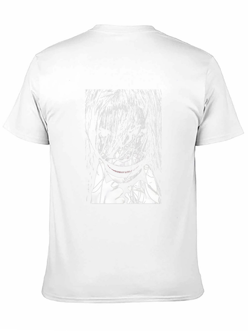Black Horror Manga Graphic Tee