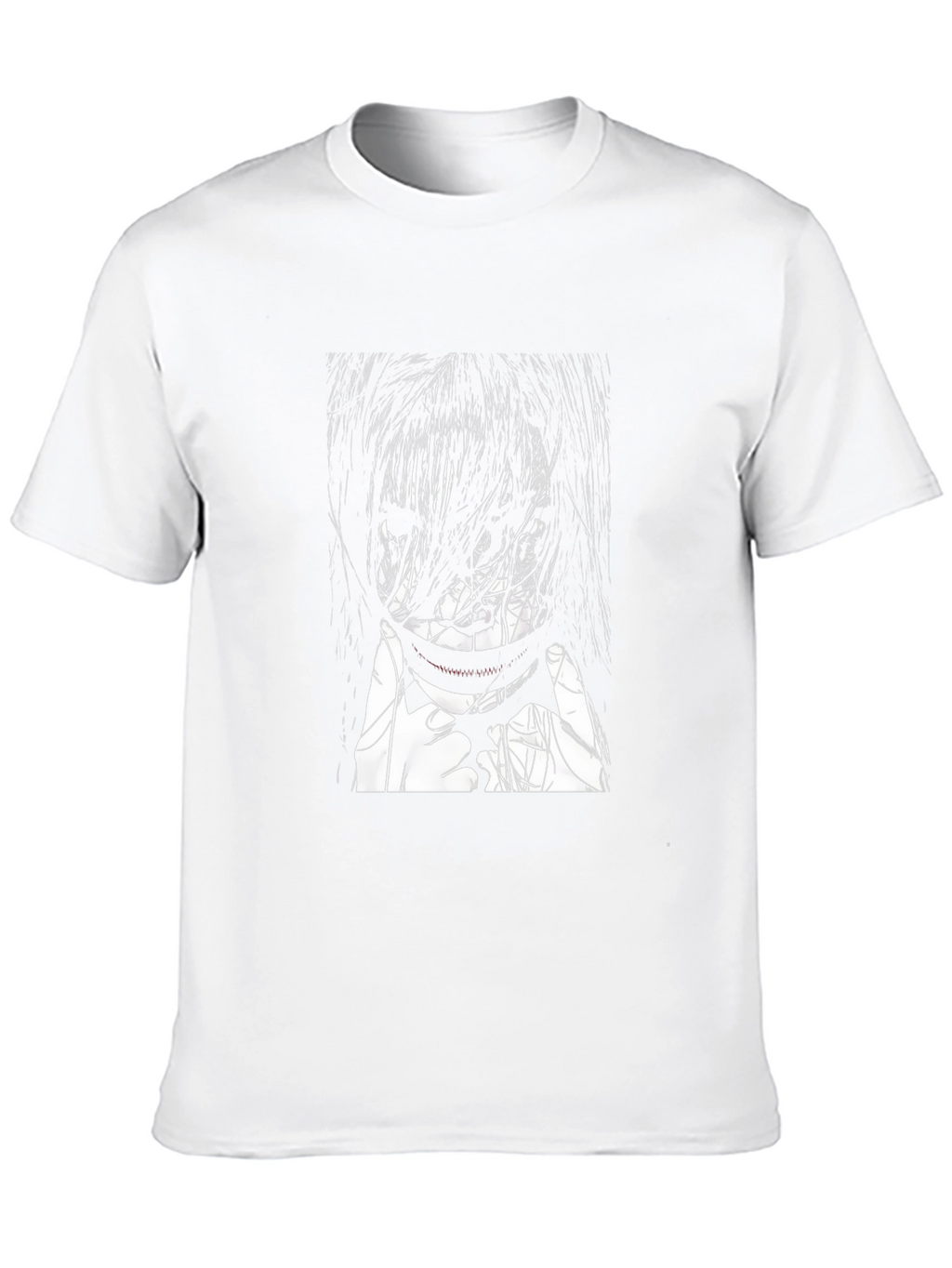 Black Horror Manga Graphic Tee