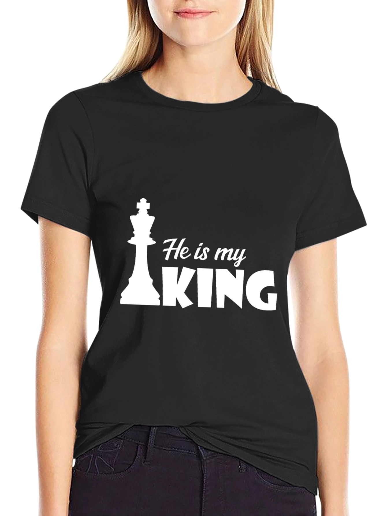 He Is My King Graphic Tee - Perfect for Couples