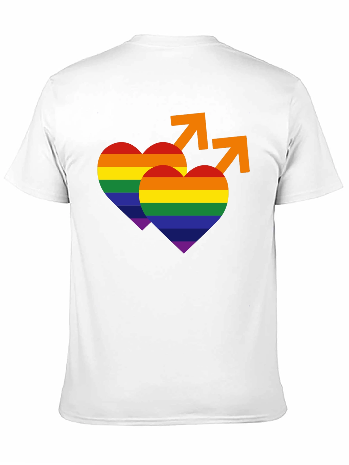 Rainbow Heart LGBTQ+ Pride T-Shirt