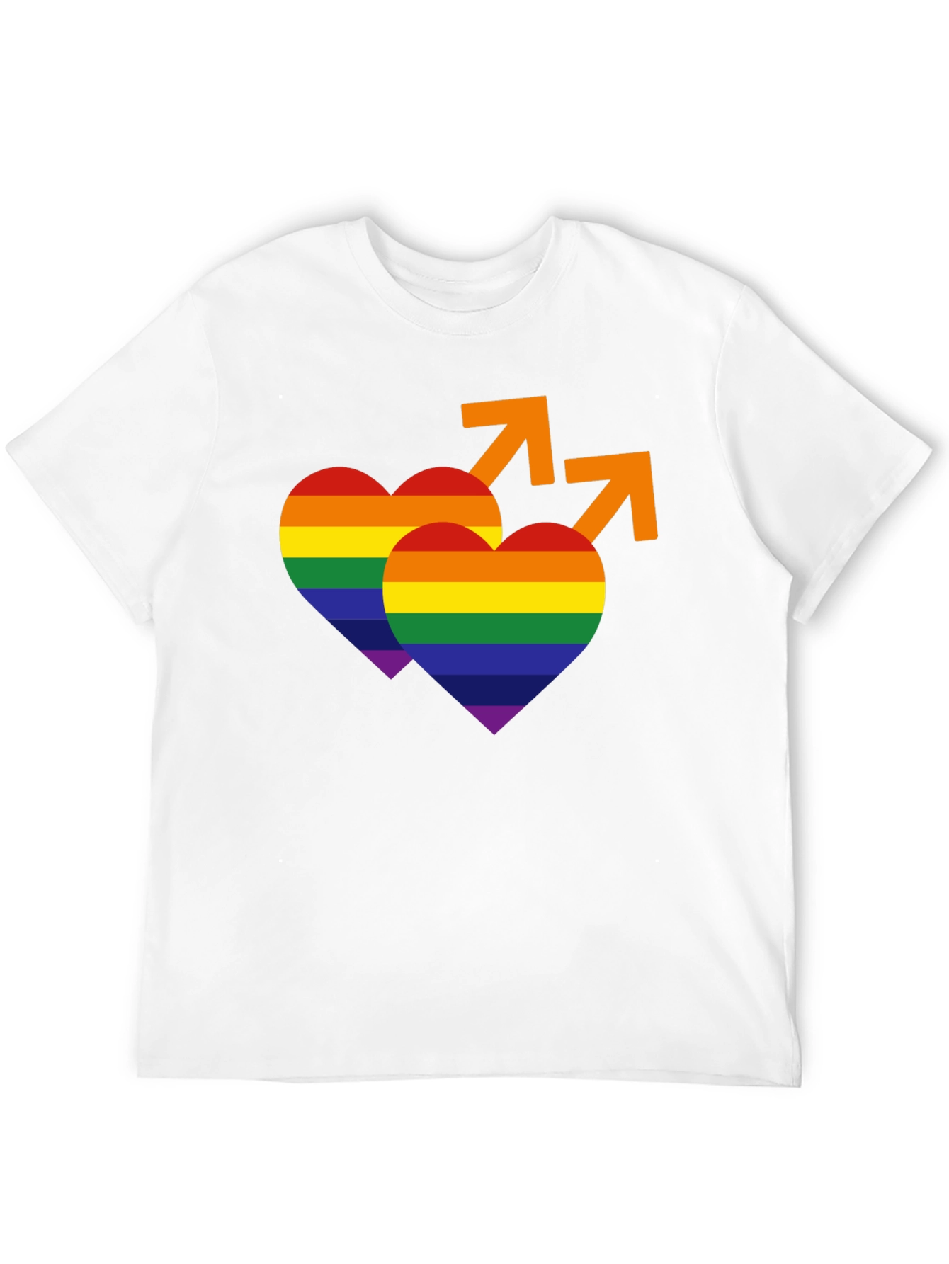 Rainbow Heart LGBTQ+ Pride T-Shirt