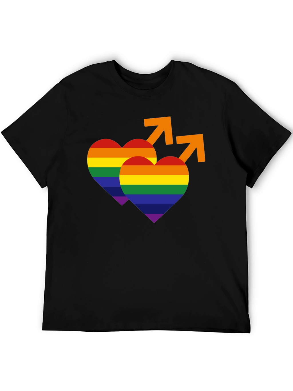 Rainbow Heart LGBTQ+ Pride T-Shirt